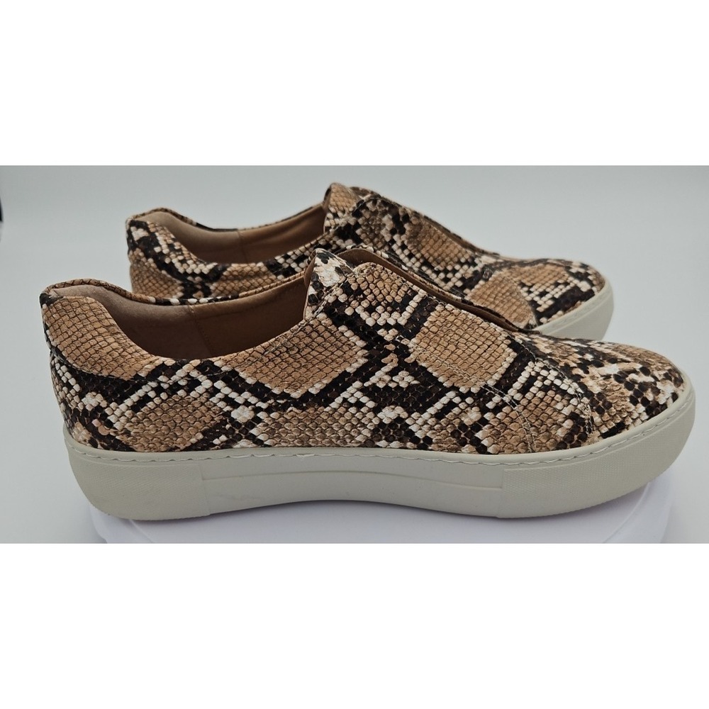 J/Slides Heidi NWOB Slip-On Round Toe Platform Sneaker Python Snake Print Sz W/9 - Picture 9 of 16